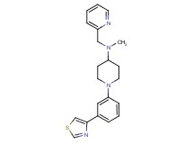 N-methyl-N-(pyridin-2-ylmethyl)-1-[3-(1,3-thiazol-4-yl)phenyl]piperidin-4-amine