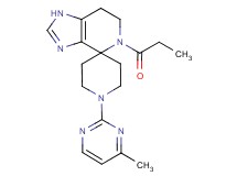 1'-(4-methylpyrimidin-2-yl)-5-propionyl-1,5,6,7-tetrahydrospiro[imidazo[4,5-c]pyridine-4,4'-piperidine]