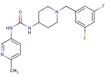 N-[1-(3,5-difluorobenzyl)piperidin-4-yl]-N'-(6-methylpyridin-3-yl)urea