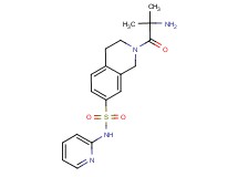 2-(2-methylalanyl)-N-pyridin-2-yl-1,2,3,4-tetrahydroisoquinoline-7-sulfonamide