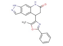 5-(5-methyl-2-phenyl-1,3-oxazol-4-yl)-1,5,6,8-tetrahydro-7H-pyrazolo[4,3-g]quinolin-7-one