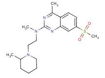 N,4-dimethyl-N-[2-(2-methylpiperidin-1-yl)ethyl]-7-(methylsulfonyl)quinazolin-2-amine