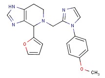 4-(2-furyl)-5-{[1-(4-methoxyphenyl)-1H-imidazol-2-yl]methyl}-4,5,6,7-tetrahydro-1H-imidazo[4,5-c]pyridine
