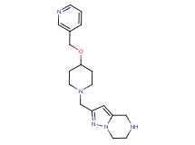 2-{[4-(3-pyridinylmethoxy)-1-piperidinyl]methyl}-4,5,6,7-tetrahydropyrazolo[1,5-a]pyrazine