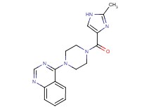 4-{4-[(2-methyl-1H-imidazol-4-yl)carbonyl]-1-piperazinyl}quinazoline bis(trifluoroacetate)