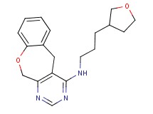 N-[3-(tetrahydrofuran-3-yl)propyl]-5,11-dihydro[1]benzoxepino[3,4-d]pyrimidin-4-amine
