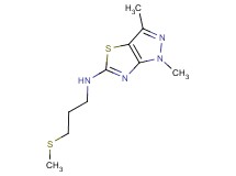1,3-dimethyl-N-[3-(methylthio)propyl]-1H-pyrazolo[3,4-d][1,3]thiazol-5-amine