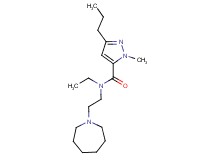 N-[2-(1-azepanyl)ethyl]-N-ethyl-1-methyl-3-propyl-1H-pyrazole-5-carboxamide
