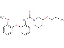 N-[2-(2-methoxyphenoxy)phenyl]-3-propoxypiperidine-1-carboxamide