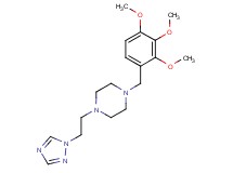 1-[2-(1H-1,2,4-triazol-1-yl)ethyl]-4-(2,3,4-trimethoxybenzyl)piperazine trifluoroacetate