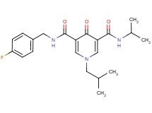 N-(4-fluorobenzyl)-1-isobutyl-N'-isopropyl-4-oxo-1,4-dihydro-3,5-pyridinedicarboxamide