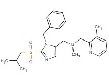 1-[1-benzyl-2-(isobutylsulfonyl)-1H-imidazol-5-yl]-N-methyl-N-[(3-methyl-2-pyridinyl)methyl]methanamine