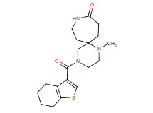 1-methyl-4-(4,5,6,7-tetrahydro-1-benzothien-3-ylcarbonyl)-1,4,9-triazaspiro[5.6]dodecan-10-one