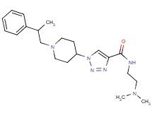 N-[2-(dimethylamino)ethyl]-1-[1-(2-phenylpropyl)-4-piperidinyl]-1H-1,2,3-triazole-4-carboxamide