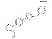 ((2S)-1-{5-[3-(4-fluorobenzyl)-1,2,4-oxadiazol-5-yl]-2-pyridinyl}-2-pyrrolidinyl)methanol