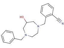 2-[(4-benzyl-6-hydroxy-1,4-diazepan-1-yl)methyl]benzonitrile