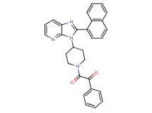 2-{4-[2-(1-naphthyl)-3H-imidazo[4,5-b]pyridin-3-yl]-1-piperidinyl}-2-oxo-1-phenylethanone