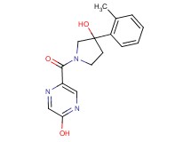 5-{[3-hydroxy-3-(2-methylphenyl)pyrrolidin-1-yl]carbonyl}pyrazin-2-ol