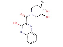 rel-(3S,4S)-1-[(3-hydroxy-2-quinoxalinyl)carbonyl]-4-methyl-3,4-piperidinediol