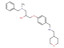 1-[benzyl(methyl)amino]-3-(4-{[(tetrahydro-2H-pyran-4-ylmethyl)amino]methyl}phenoxy)-2-propanol