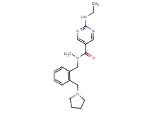 2-(ethylamino)-N-methyl-N-[2-(1-pyrrolidinylmethyl)benzyl]-5-pyrimidinecarboxamide