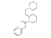 4-{2-[1-(pyridin-2-ylacetyl)piperidin-2-yl]ethyl}morpholine