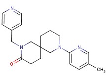 8-(5-methyl-2-pyridinyl)-2-(4-pyridinylmethyl)-2,8-diazaspiro[5.5]undecan-3-one