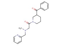 {1-[N-methyl-N-(2-pyridinylmethyl)glycyl]-3-piperidinyl}(phenyl)methanone