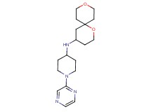 N-1,9-dioxaspiro[5.5]undec-4-yl-1-pyrazin-2-ylpiperidin-4-amine