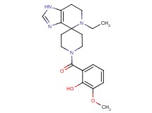 2-[(5-ethyl-1,5,6,7-tetrahydro-1'H-spiro[imidazo[4,5-c]pyridine-4,4'-piperidin]-1'-yl)carbonyl]-6-methoxyphenol