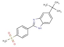 5-tert-butyl-2-[4-(methylsulfonyl)phenyl]-1H-benzimidazole