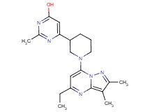 6-[1-(5-ethyl-2,3-dimethylpyrazolo[1,5-a]pyrimidin-7-yl)piperidin-3-yl]-2-methylpyrimidin-4-ol