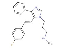 (3-{5-[(E)-2-(4-fluorophenyl)vinyl]-4-phenyl-1H-imidazol-1-yl}propyl)methylamine dihydrochloride