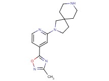 2-[4-(3-methyl-1,2,4-oxadiazol-5-yl)-2-pyridinyl]-2,8-diazaspiro[4.5]decane hydrochloride