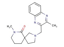 7-methyl-2-[(3-methylquinoxalin-2-yl)methyl]-2,7-diazaspiro[4.5]decan-6-one