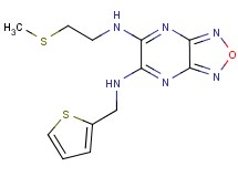 N-[2-(methylthio)ethyl]-N'-(2-thienylmethyl)[1,2,5]oxadiazolo[3,4-b]pyrazine-5,6-diamine