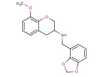 (1,3-benzodioxol-4-ylmethyl)(8-methoxy-3,4-dihydro-2H-chromen-3-yl)amine