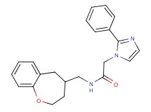 2-(2-phenyl-1H-imidazol-1-yl)-N-(2,3,4,5-tetrahydro-1-benzoxepin-4-ylmethyl)acetamide