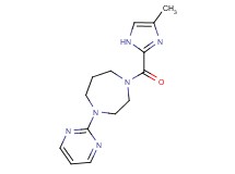 1-[(4-methyl-1H-imidazol-2-yl)carbonyl]-4-(2-pyrimidinyl)-1,4-diazepane bis(trifluoroacetate)