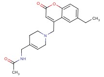 N-({1-[(6-ethyl-2-oxo-2H-chromen-4-yl)methyl]-1,2,3,6-tetrahydropyridin-4-yl}methyl)acetamide