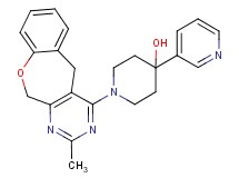 1-(2-methyl-5,11-dihydro[1]benzoxepino[3,4-d]pyrimidin-4-yl)-4-pyridin-3-ylpiperidin-4-ol
