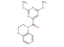 4-[(2,6-dimethoxy-4-pyrimidinyl)carbonyl]-3,4-dihydro-2H-1,4-benzoxazine