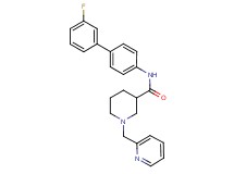 N-(3'-fluoro-4-biphenylyl)-1-(2-pyridinylmethyl)-3-piperidinecarboxamide