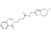 4-(4-oxo-3(4H)-quinazolinyl)-N-(4,5,6,7-tetrahydropyrazolo[1,5-a]pyrazin-2-ylmethyl)butanamide hydrochloride