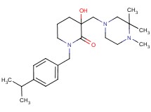3-hydroxy-1-(4-isopropylbenzyl)-3-[(3,3,4-trimethylpiperazin-1-yl)methyl]piperidin-2-one