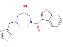 1-(1-benzofuran-3-ylcarbonyl)-4-(1H-imidazol-4-ylmethyl)-1,4-diazepan-6-ol