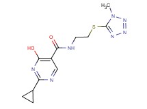 2-cyclopropyl-4-hydroxy-N-{2-[(1-methyl-1H-tetrazol-5-yl)thio]ethyl}pyrimidine-5-carboxamide