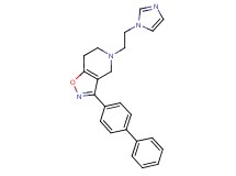 3-biphenyl-4-yl-5-[2-(1H-imidazol-1-yl)ethyl]-4,5,6,7-tetrahydroisoxazolo[4,5-c]pyridine