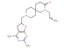 2-allyl-9-[(2,4-dimethyl-5,6-dihydrofuro[2,3-d]pyrimidin-6-yl)methyl]-2,9-diazaspiro[5.5]undecan-3-one