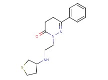 6-phenyl-2-[2-(tetrahydro-3-thienylamino)ethyl]-4,5-dihydropyridazin-3(2H)-one